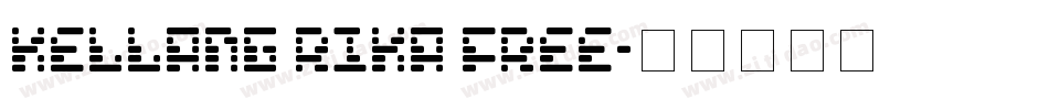 Kellang Rika FREE字体转换